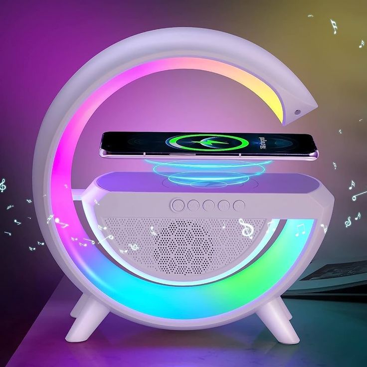 🎧 مكبر صوت ، شاحن لاسلكي led بلوتوث من نوع bt 2301