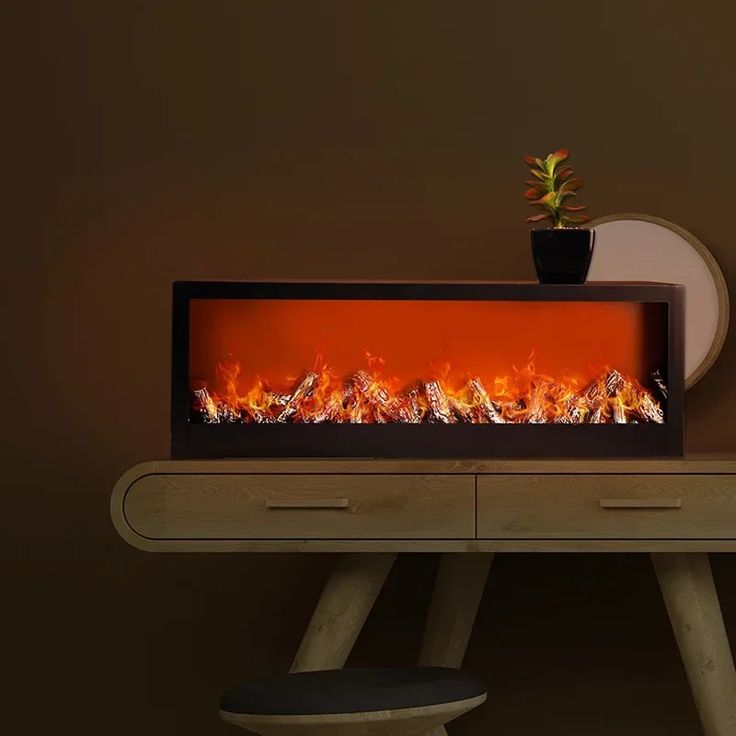 مدفأة إلكترونية ديكورية فاخرة Flame LED Decor